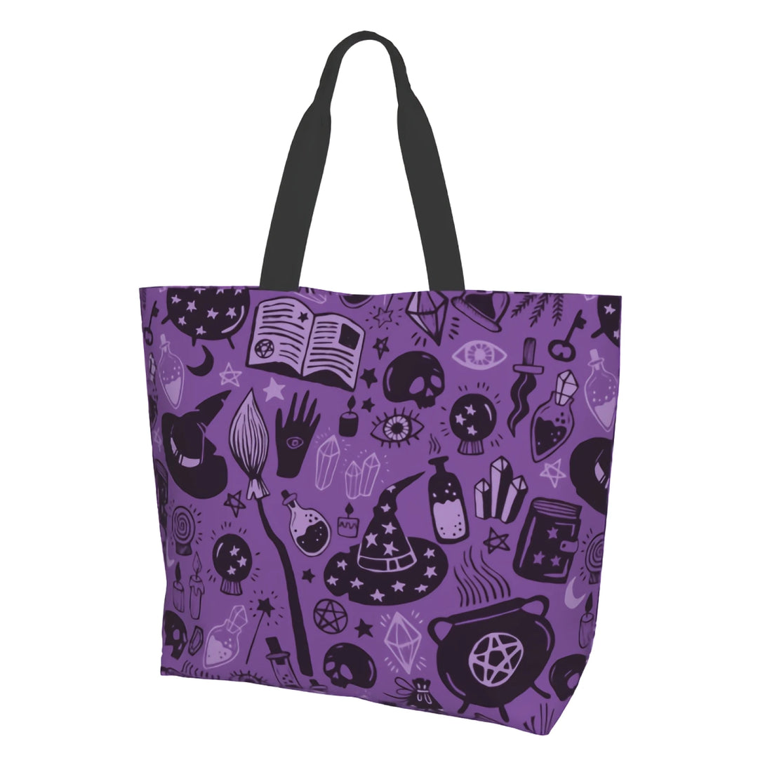 Purple Witchy Tote Bag | Green Witch Creations