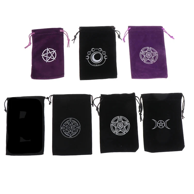 Velvet Print Tarot Card Bags | Green Witch Creations