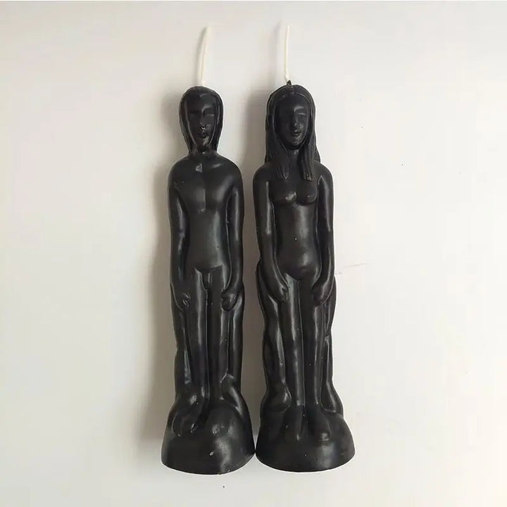 Female & Male Body Figurine Candle For Sale | Green Witch Creations