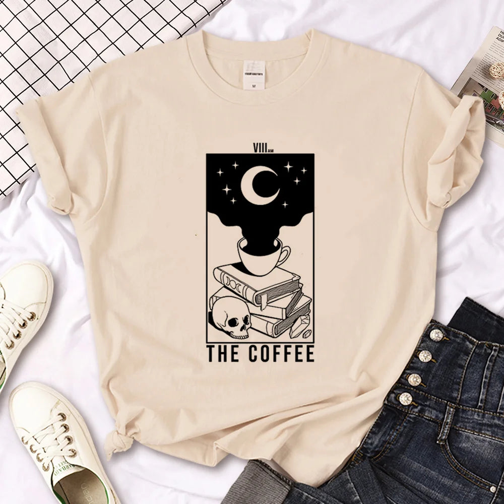 The Coffee Tarot Card T-Shirt | Green Witch Creations