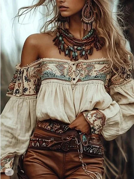 Western Cowgirl Long Sleeve Shirt