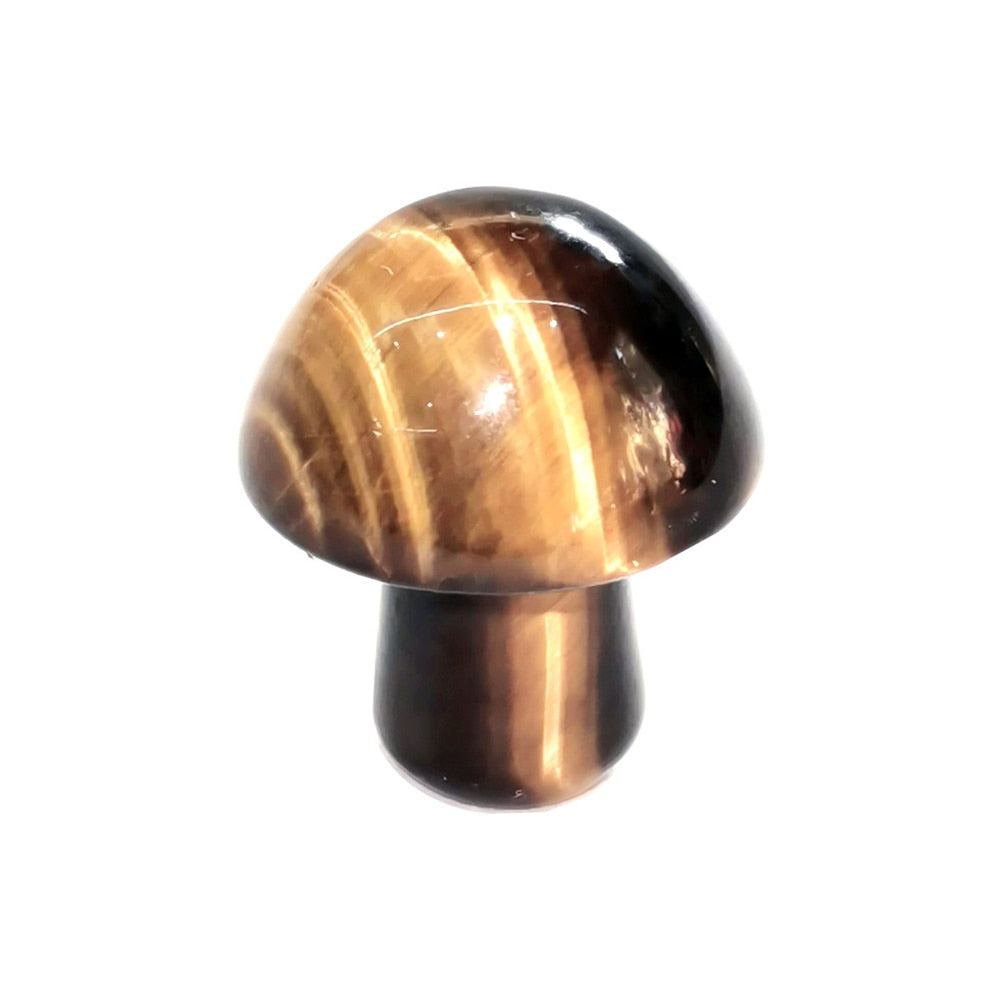 Tiger Eye Crystal Mushrooms For Sale | Green Witch Creations