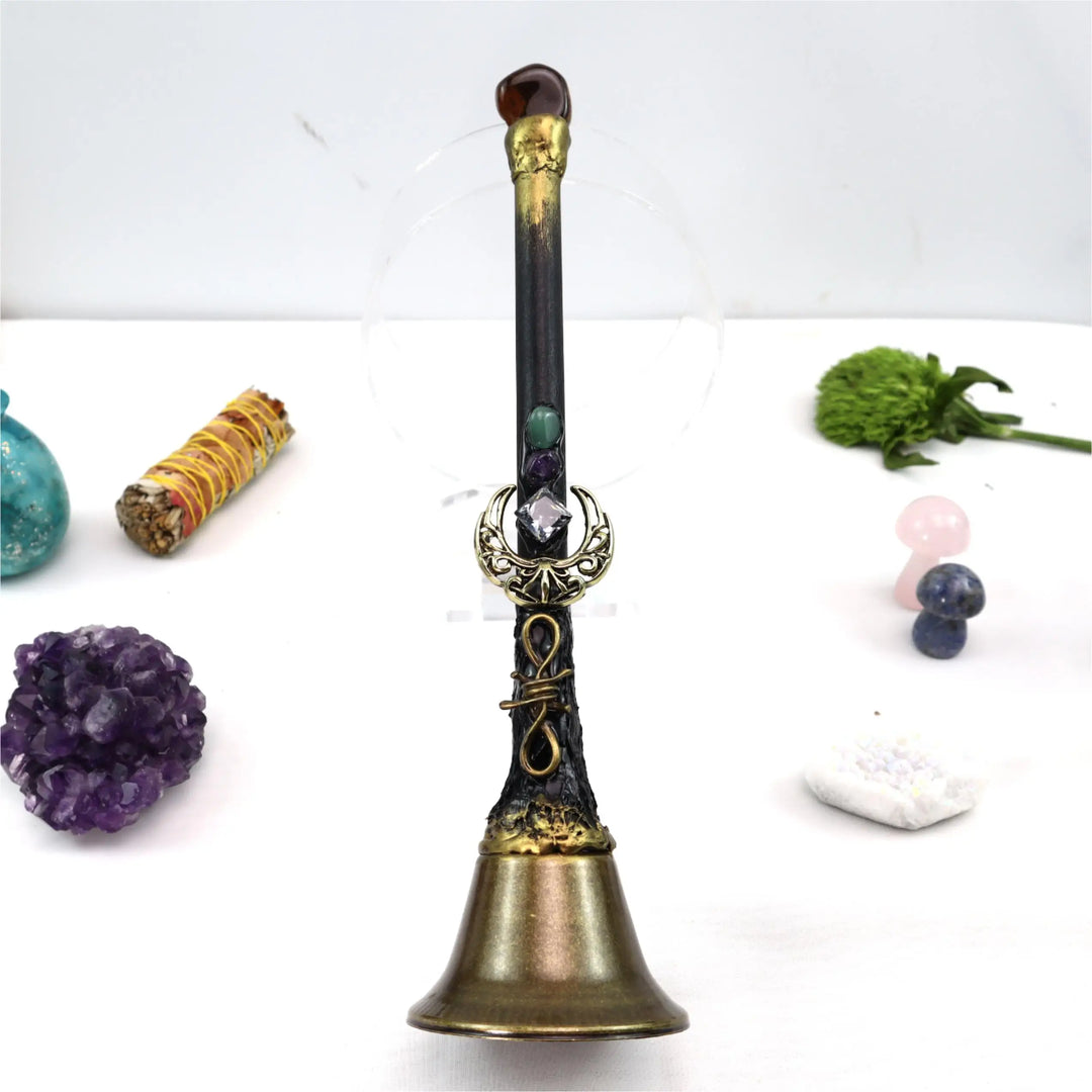 Crystal Charm Altar Bell For Sale | Green Witch Creations