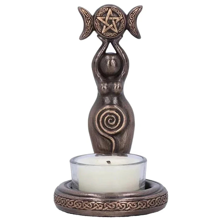 Triple Goddess Candle Holder | Green Witch Creations