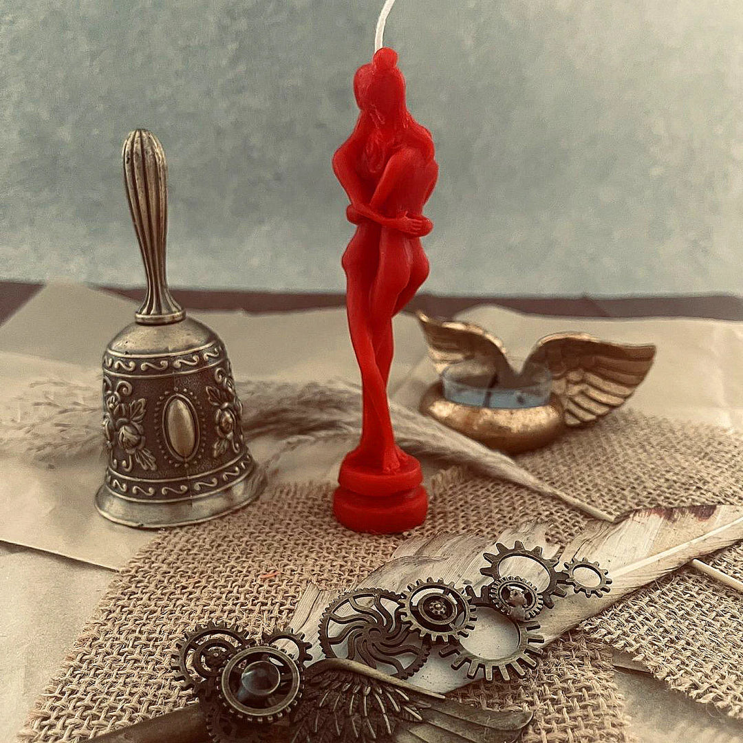 Red Lovers Ritual Candle For Sale Online | Green Witch Creations