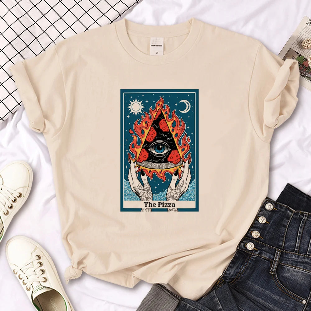 The Pizza Tarot Card T-Shirt | Green Witch Creations