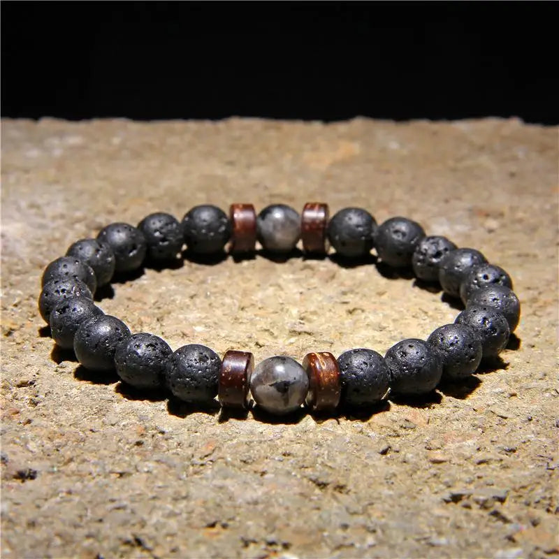 Lava Rock Bracelet