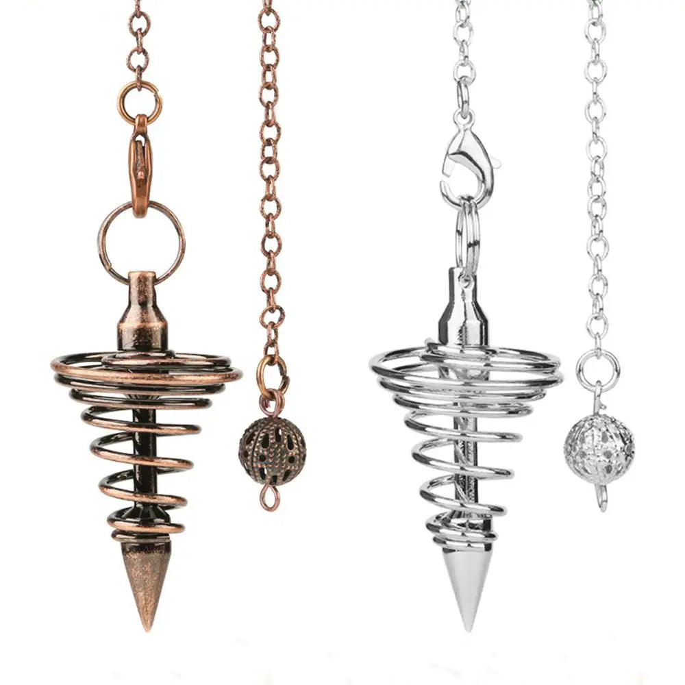 Metal Spiral Pendulums | Green Witch Creations