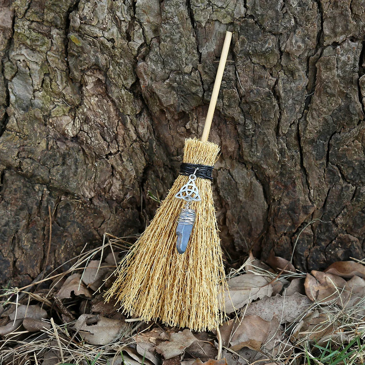 Mini Crystal Charm Broom For Sale | Green Witch Creations