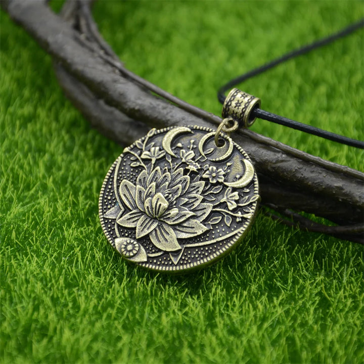 Moon Lotus Necklaces | Green Witch Creations