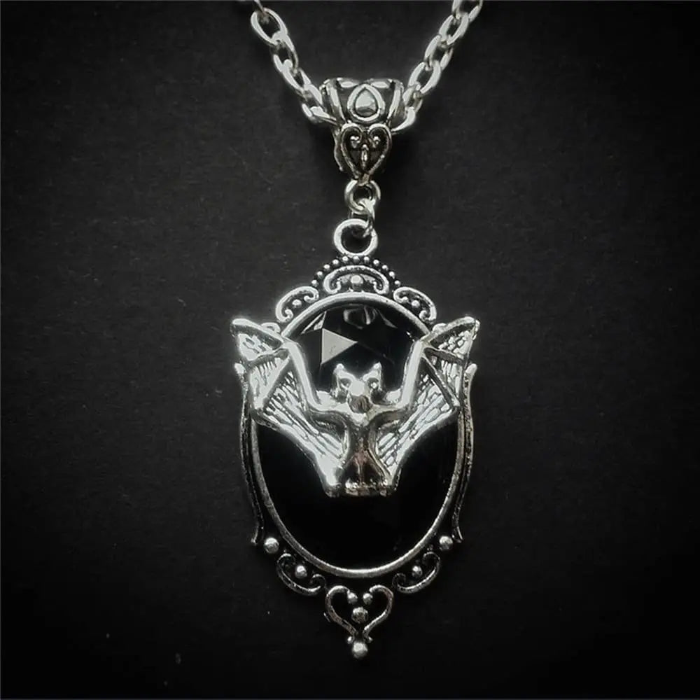 Bat Cameo Necklace | Green Witch Creations