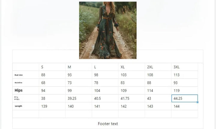 Forest Witch Long Sleeve Dress