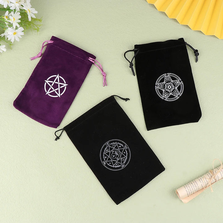 Velvet Print Tarot Card Bags | Green Witch Creations