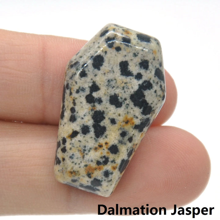 Dalmatian Jasper Crystal Stone Coffins | Green Witch Creations