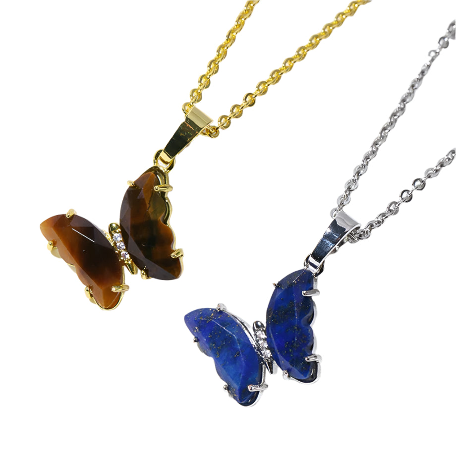 Butterfly Gold and Silver Neckalces