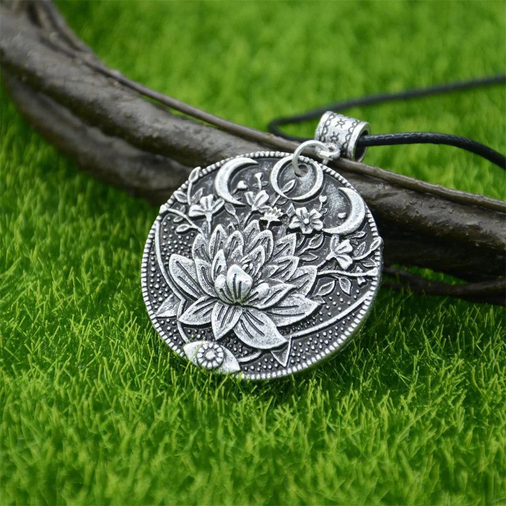 Moon Lotus Necklaces | Green Witch Creations