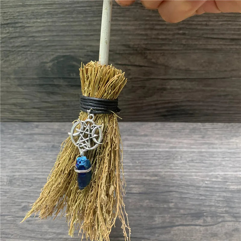 Mini Crystal Charm Broom For Sale | Green Witch Creations