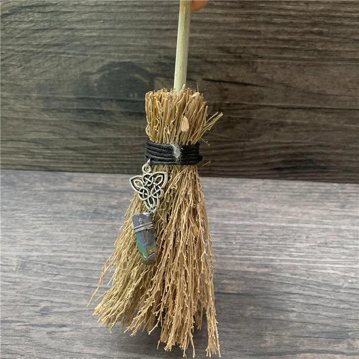 Mini Crystal Charm Broom For Sale | Green Witch Creations