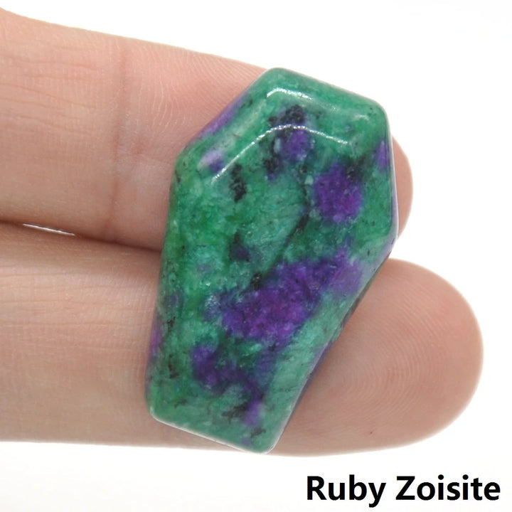 Ruby Zoisite Crystal Stone Coffins | Green Witch Creations