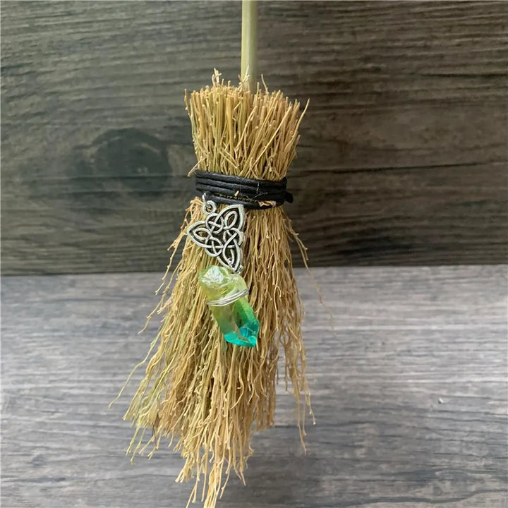 Mini Crystal Charm Broom For Sale | Green Witch Creations