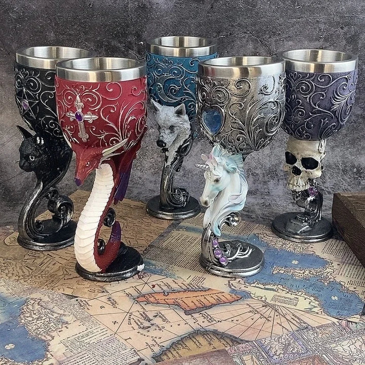 Witchy Goblet Design Chalices For Sale | Green Witch Creations