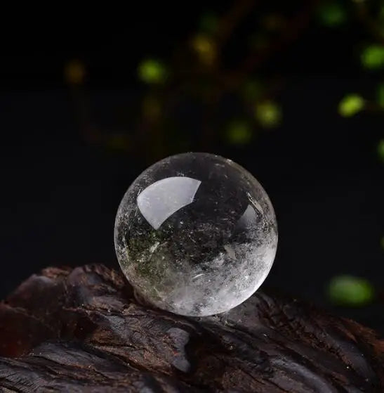 Clear Quartz Crystal Ball with Stand | Green Witch Creations