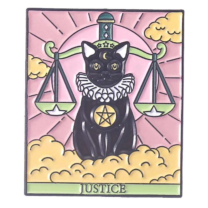 Black Cat Tarot Card Pins For Sale Online