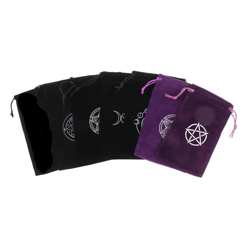 Velvet Print Tarot Card Bags | Green Witch Creations