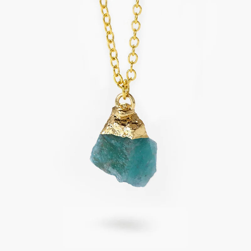 Amazonite Gold Necklaces For Sale | Green Witch Creations