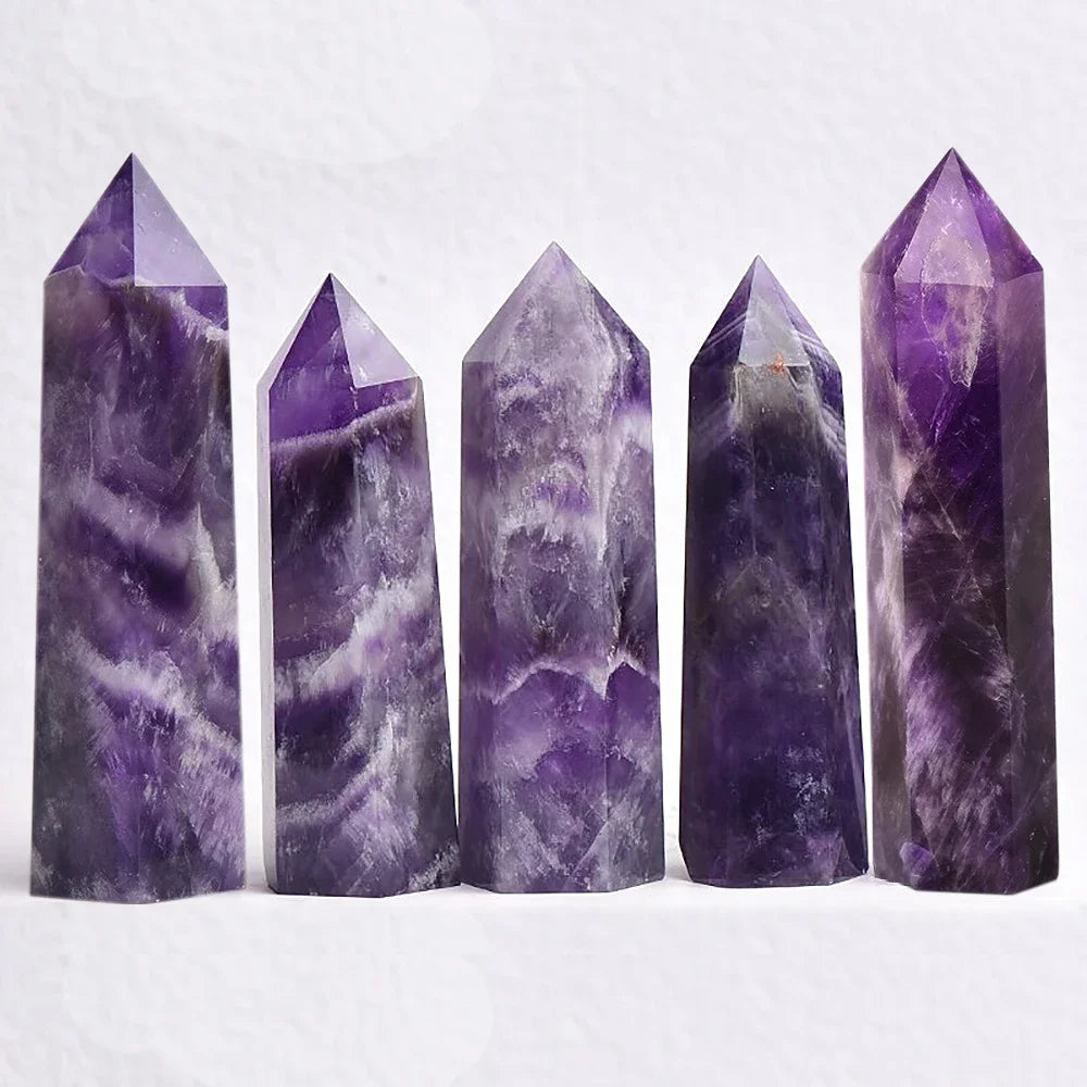 Amethyst Crystal Obelisk Towers | Green Witch Creations