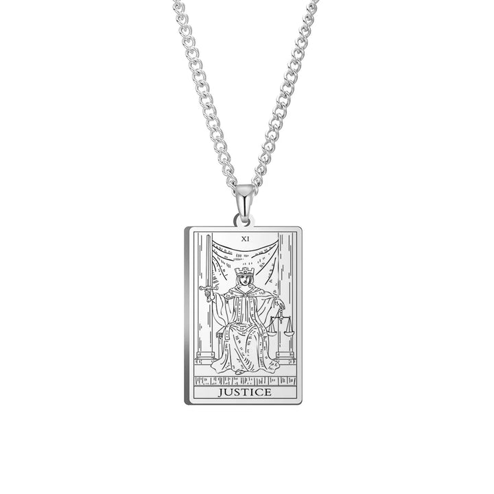 Justice Tarot Card Necklaces | Green Witch Creations