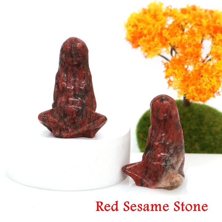 Red Jasper Crystal Goddess Mother Earth Figurines | Green Witch Creations