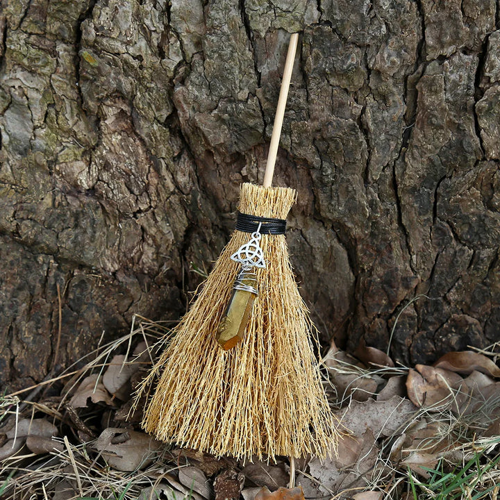 Mini Crystal Charm Broom For Sale | Green Witch Creations