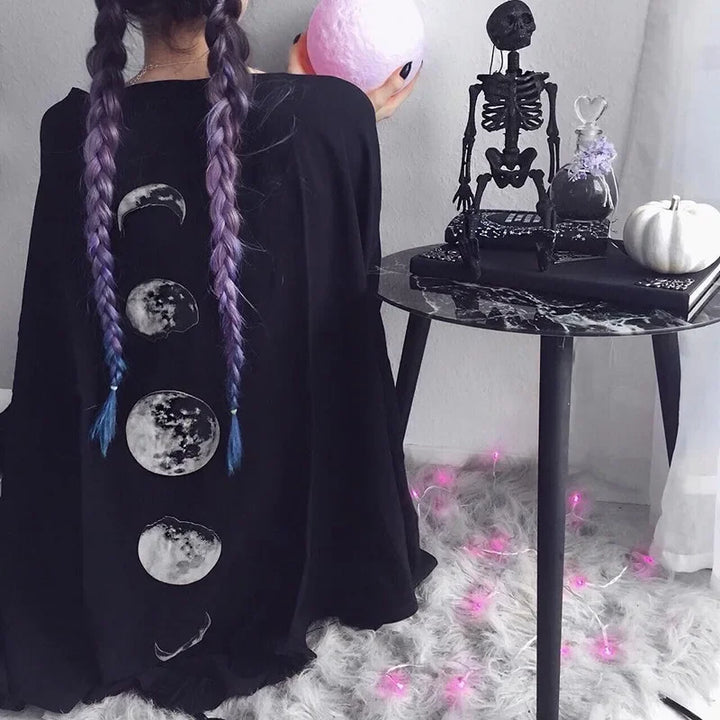 Moon Phase Tassel Shawl | Green Witch Creations