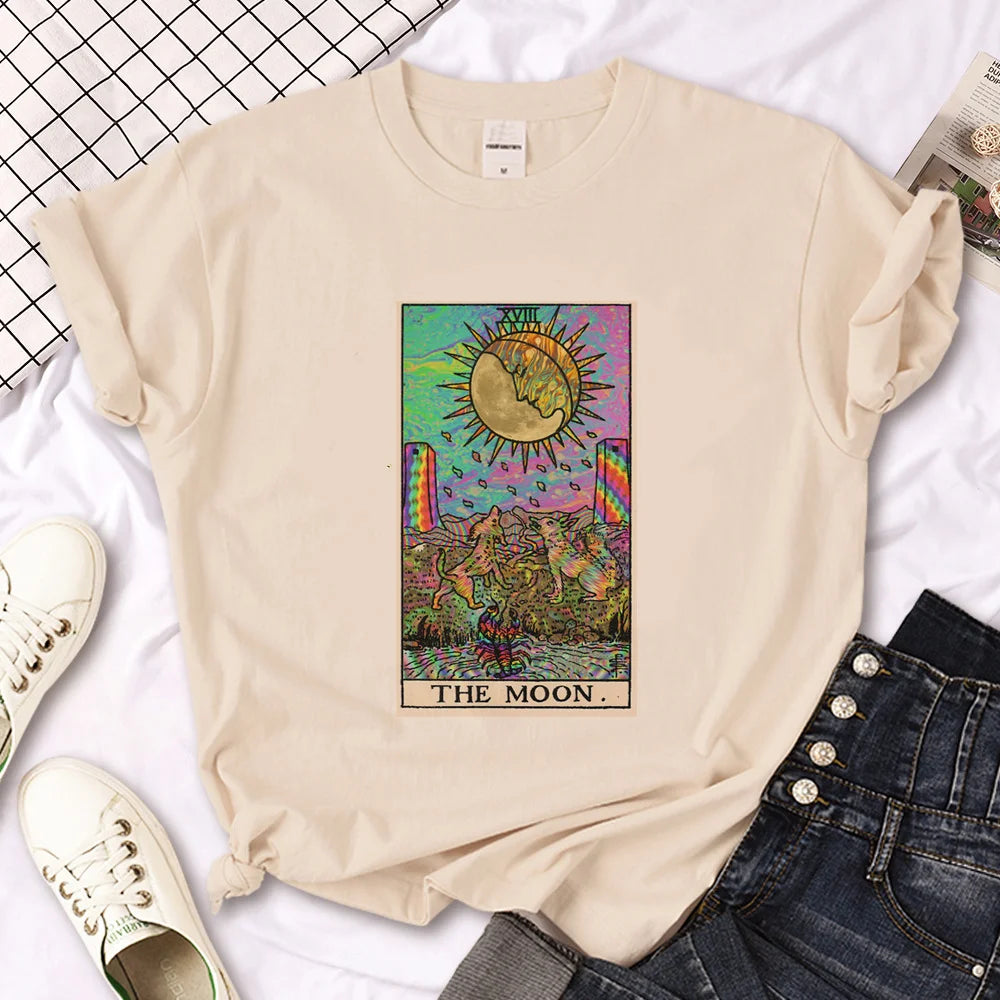 The Moon Tarot Card T-Shirt | Green Witch Creations