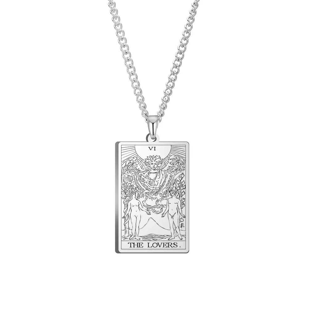 The Lovers Tarot Card Necklaces | Green Witch Creations