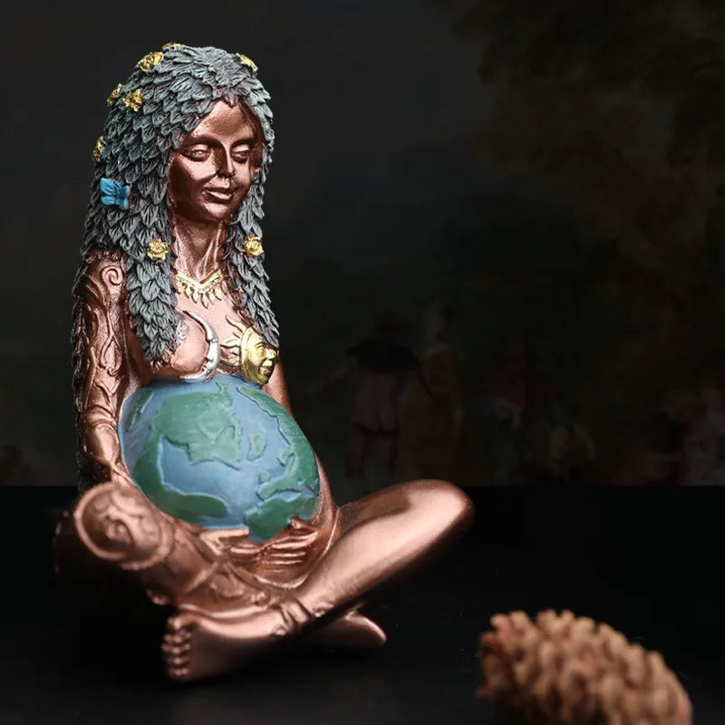 Mother Earth Gaia Statue | Green Witch Creations