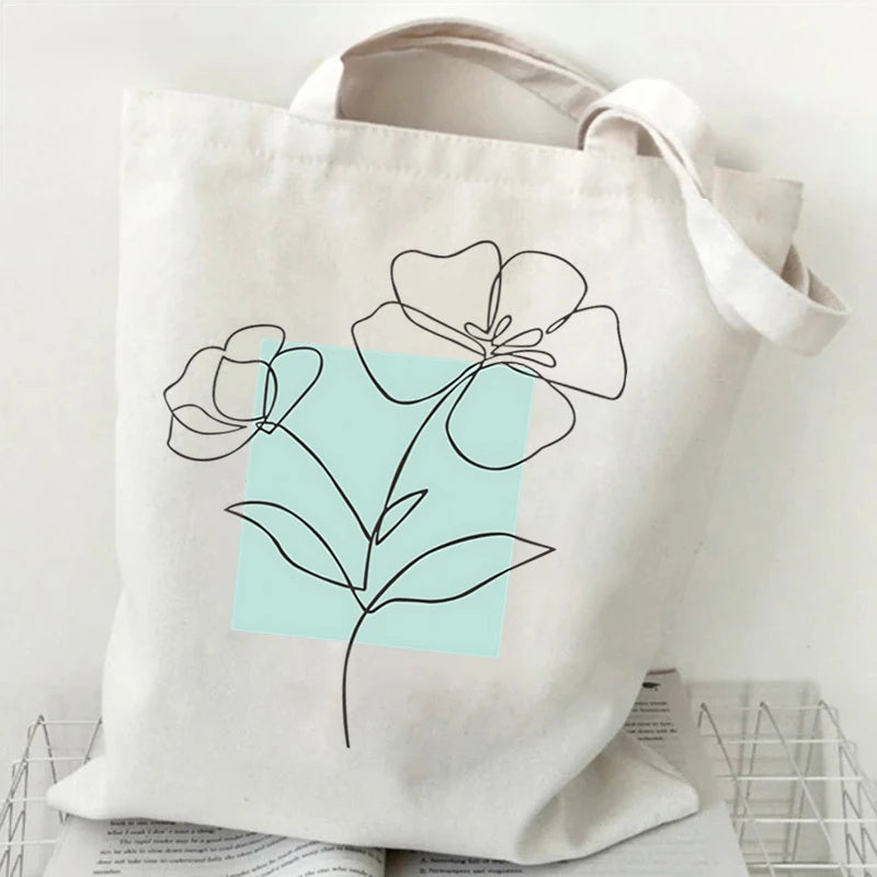 Flower Tote Bags | Green Witch Creations