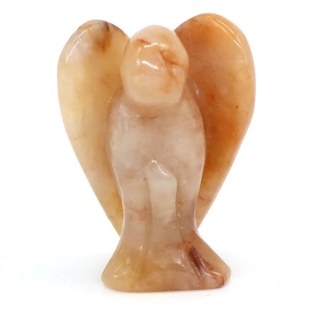 Yellow Aventurine Crystal Angel Figurines | Green Witch Creations