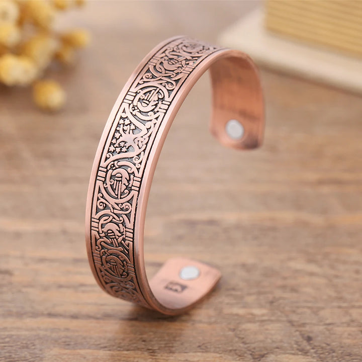 Copper Celtic Cuff Bracelet