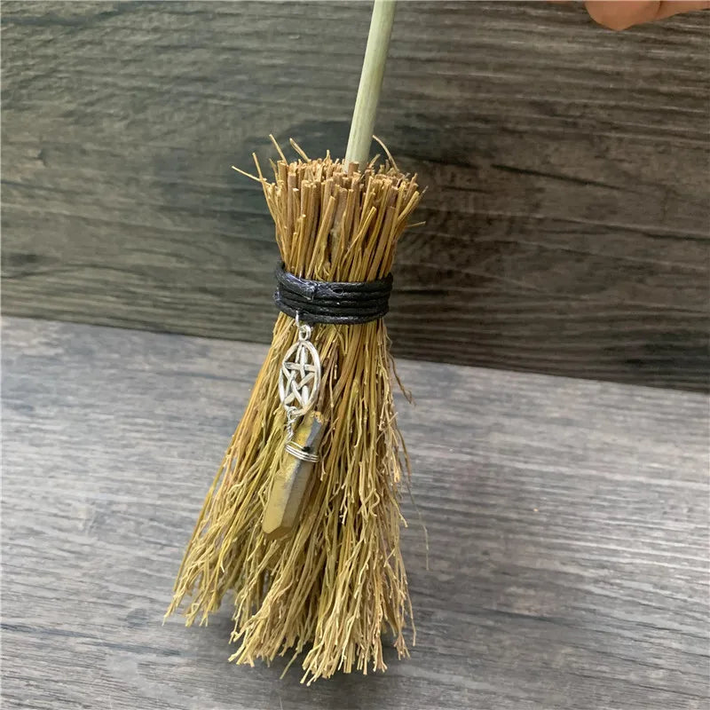 Mini Crystal Charm Broom For Sale | Green Witch Creations