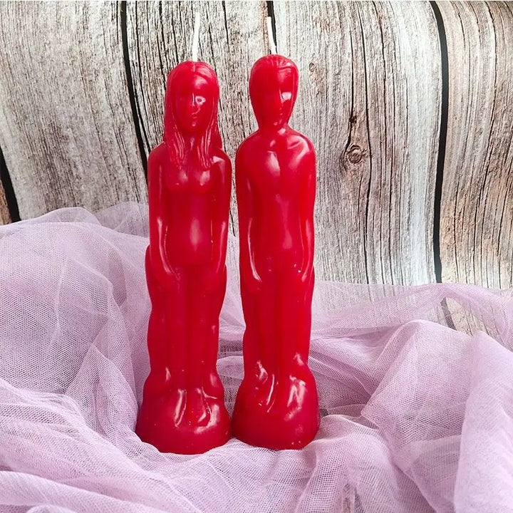 Female & Male Body Figurine Candle For Sale | Green Witch Creations