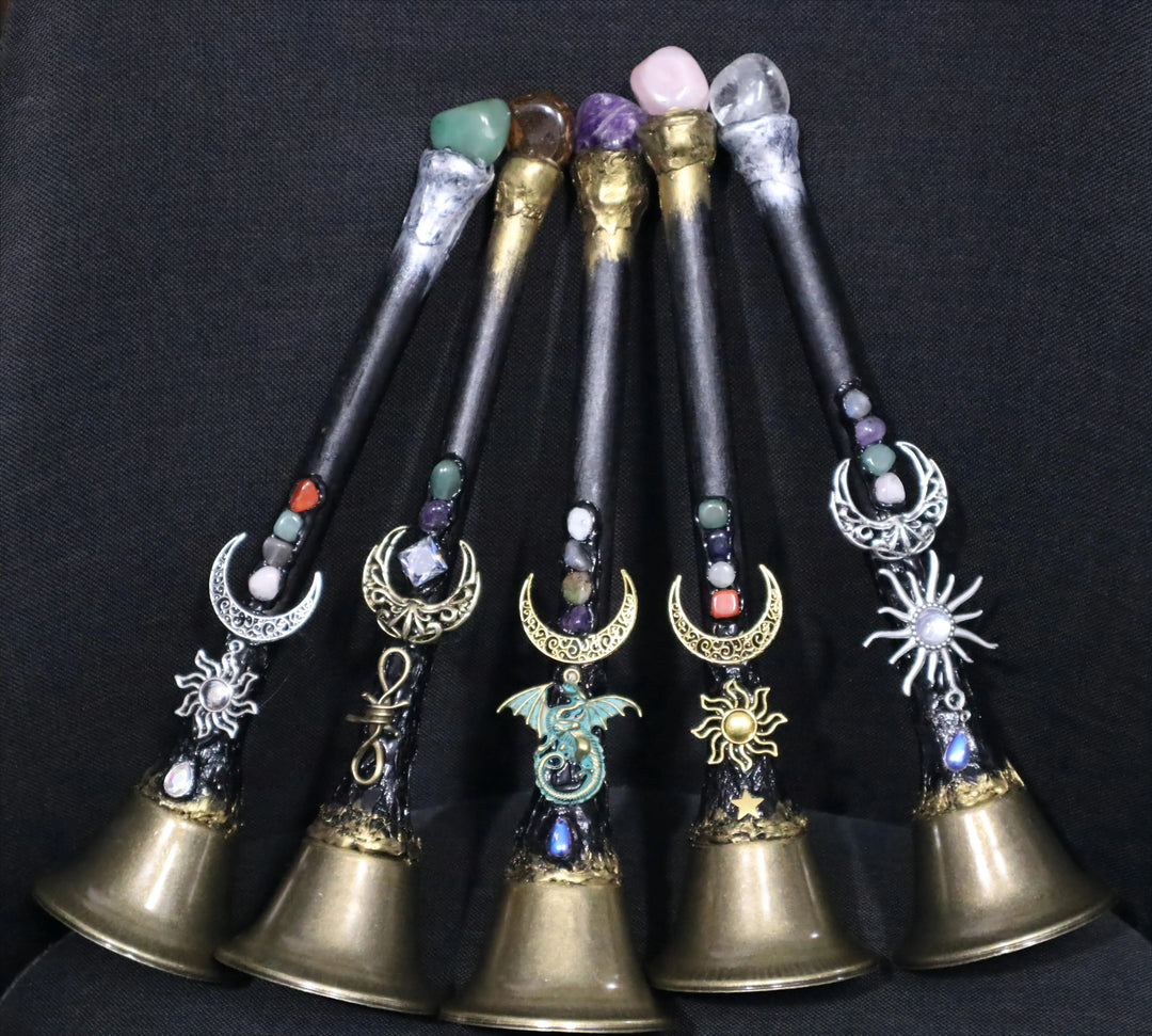 Crystal Charm Altar Bell For Sale | Green Witch Creations