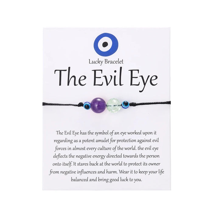 Evil Eye Adjustable Bracelet For Sale | Green Witch Creations