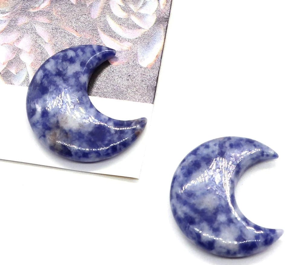 Sodalite Crystal Moons | Green Witch Creations