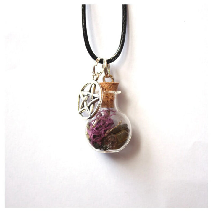 Witch Herb Protection Bottle Necklace | Green Witch Creations