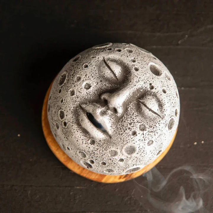 Moon Face Incense Burner | Green Witch Creations