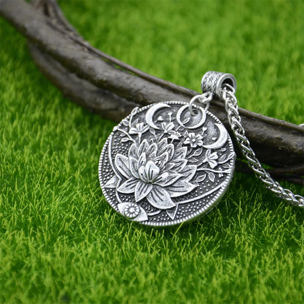 Moon Lotus Necklaces | Green Witch Creations