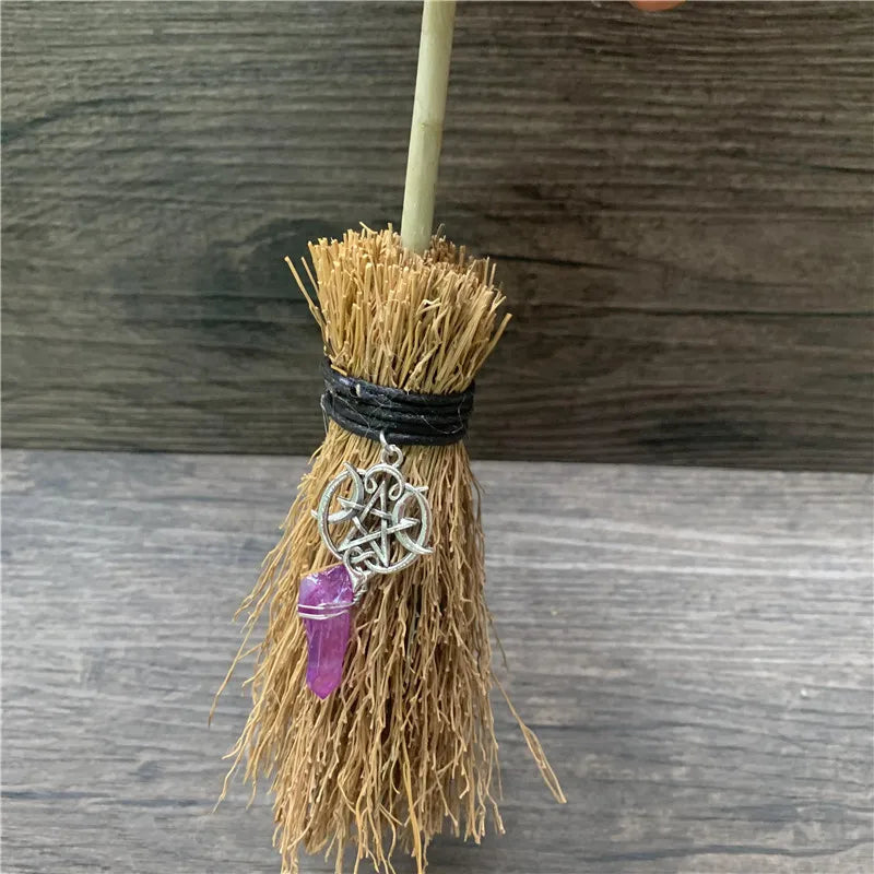 Mini Crystal Charm Broom For Sale | Green Witch Creations