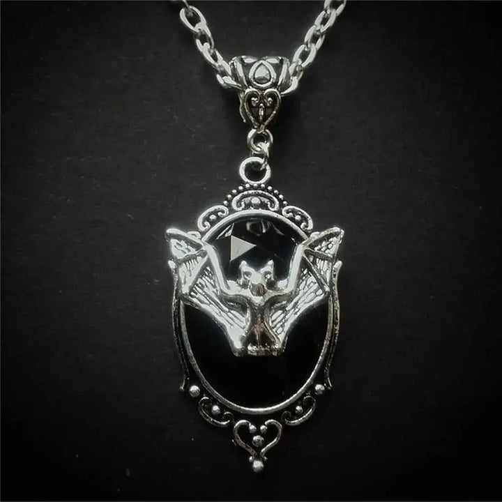 Bat Cameo Necklace | Green Witch Creations